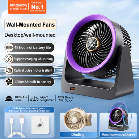 King Lucky Kipas Meja & Dinding